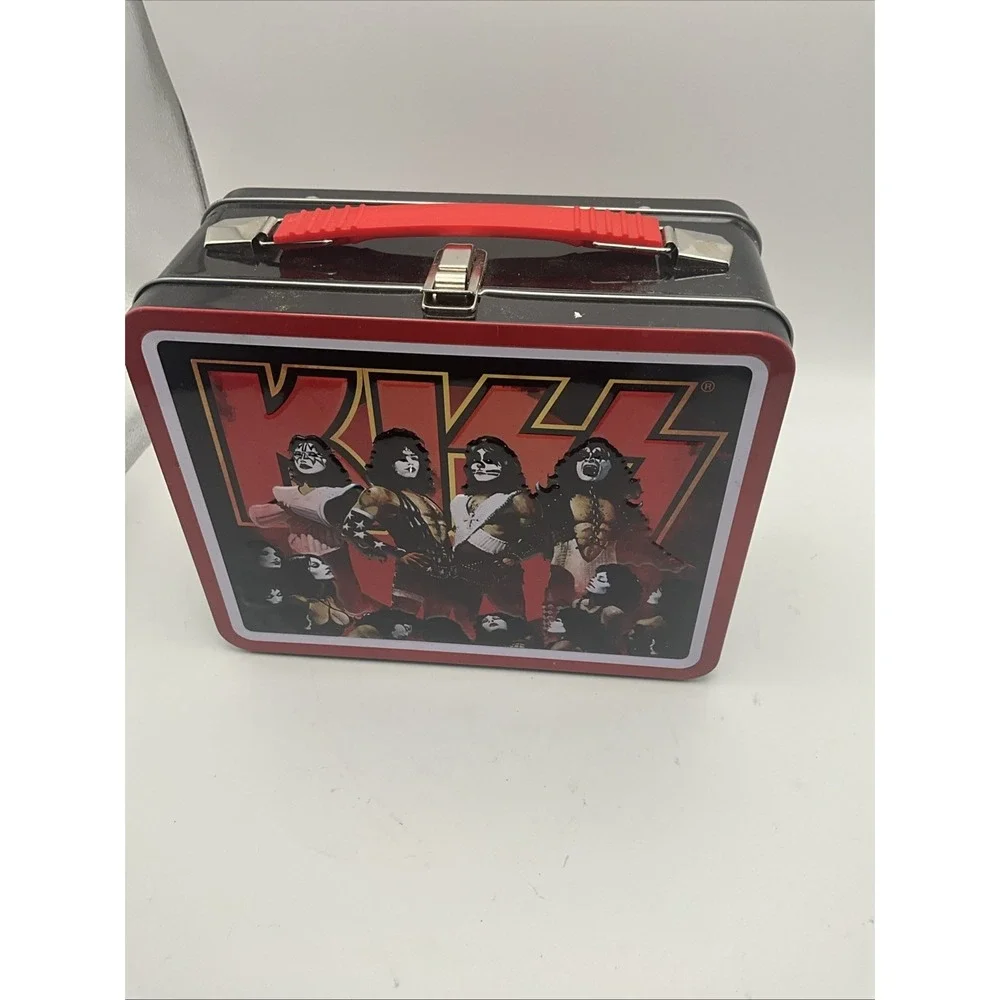 KISS Metal Lunch Box Tin Carry Case The Demon's Gene Simmons Rock Band